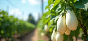 Berenjena Blanca. Propiedades Cultivo y Cuando Cosechar