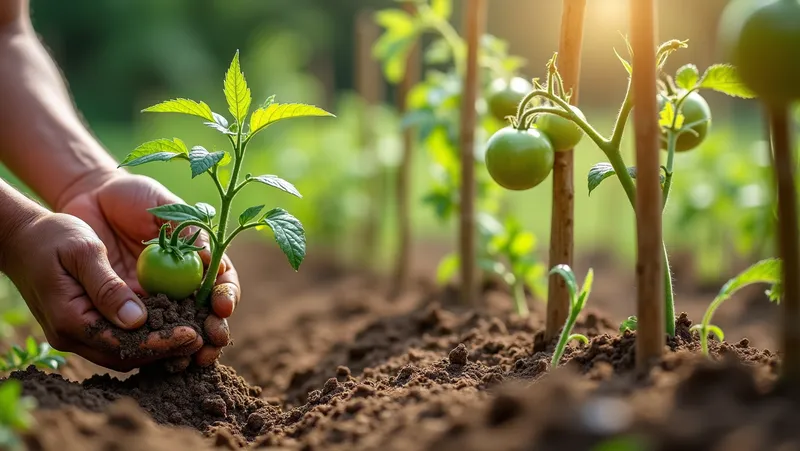 cómo cultivar o plantar tomates en tu huerta