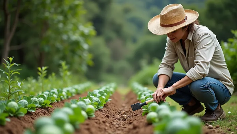 cómo plantar coles de bruselas en el huerto para que crezcan sanas y deliciosas