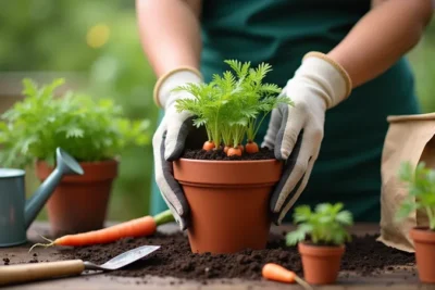 Como Sembrar Zanahorias En Maceta O Contenedor En El Huerto Urbano