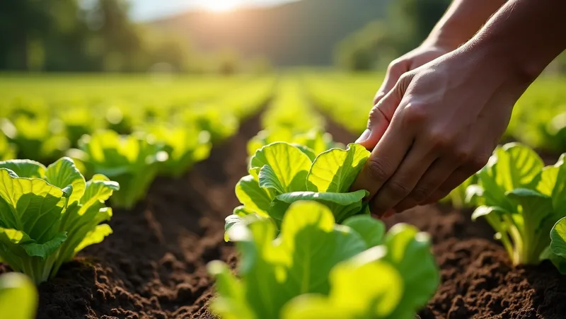 cultivo de lechuga, aclareo y repicado para una cosecha exitosa