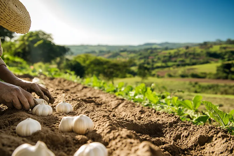 plantar ajos, aprende cómo cultivarlos desde la siembra hasta la cosecha