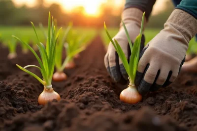 Plantar Cebollas. Como Y Cuando Plantar Cebolla En El Huerto