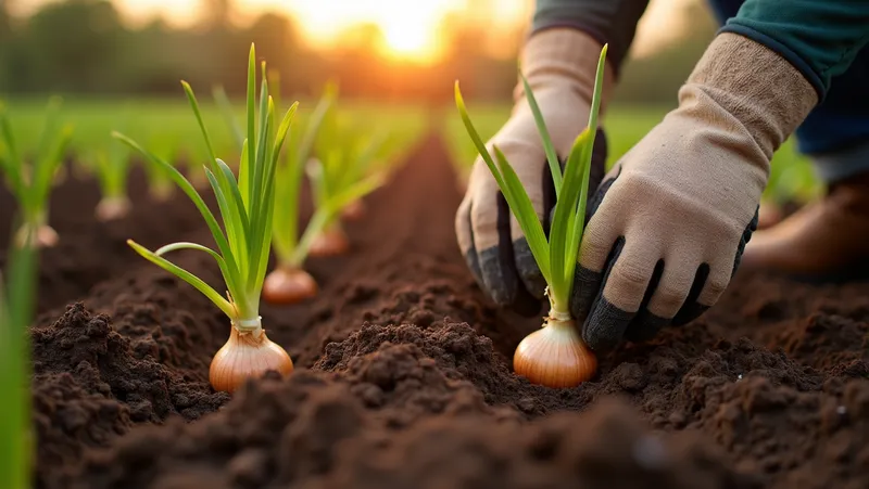 Plantar Cebollas. Como Y Cuando Plantar Cebolla En El Huerto