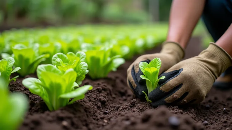 sembrar y plantar lechuga en el huerto, técnicas y consejos prácticos